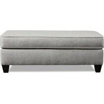 monica gray ottoman   