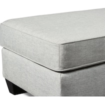 monica gray ottoman   