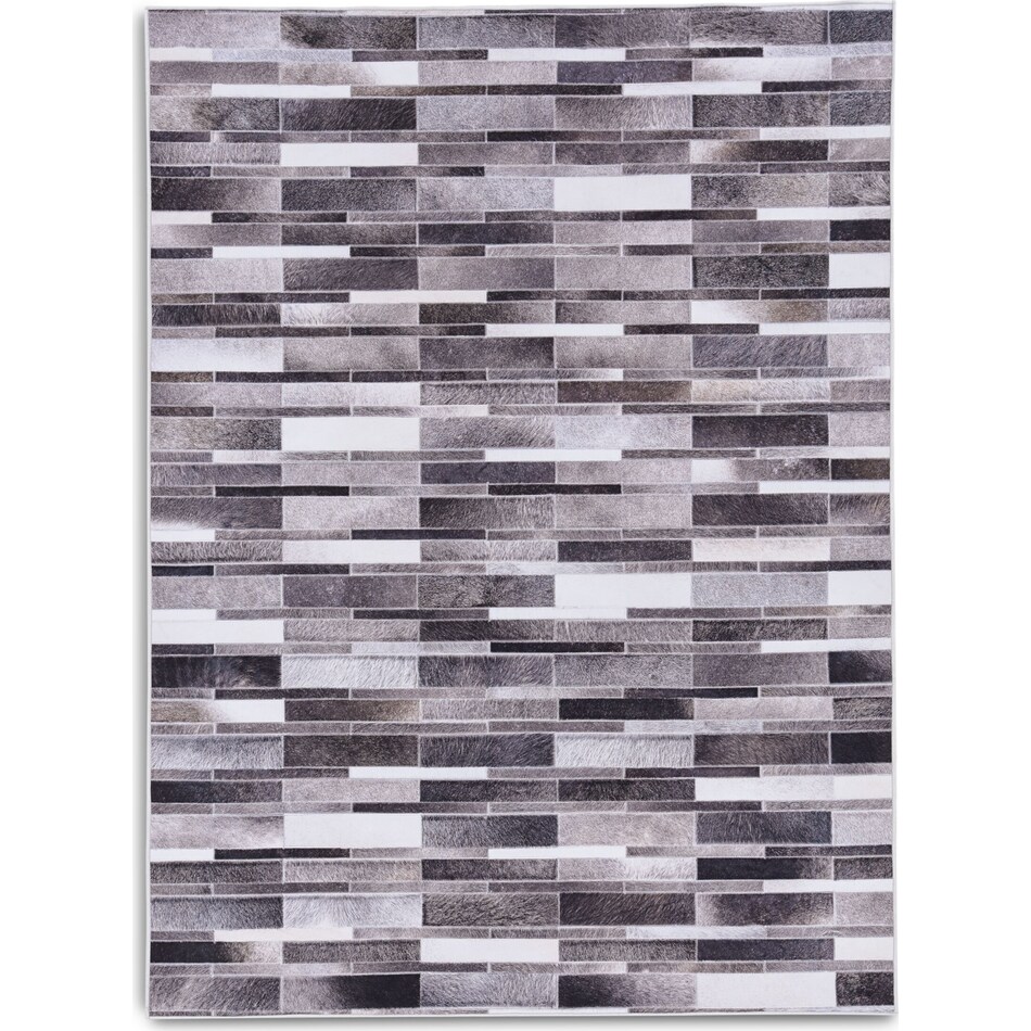 monochromal gray area rug  x    