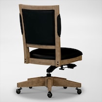 monroe light brown office chair   