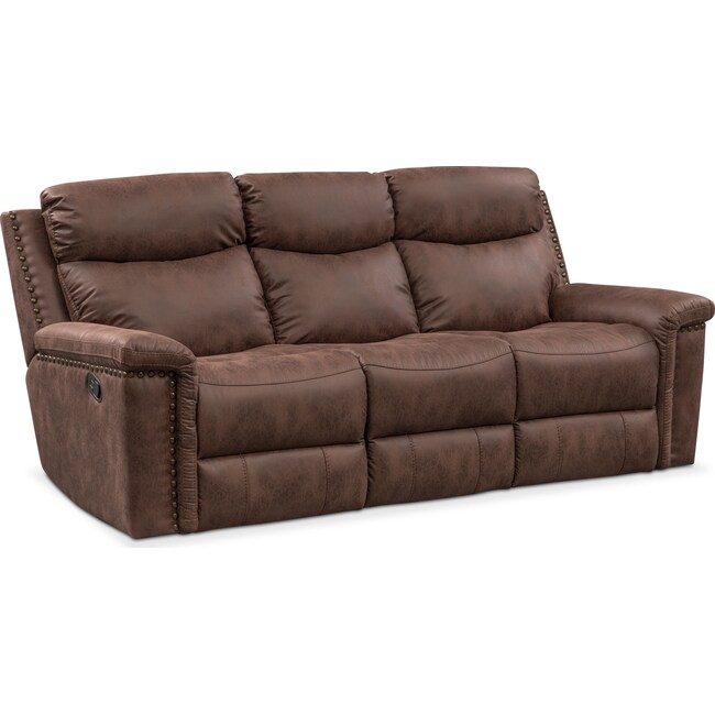 Living Room Furniture - Montana Manual Reclining Sofa