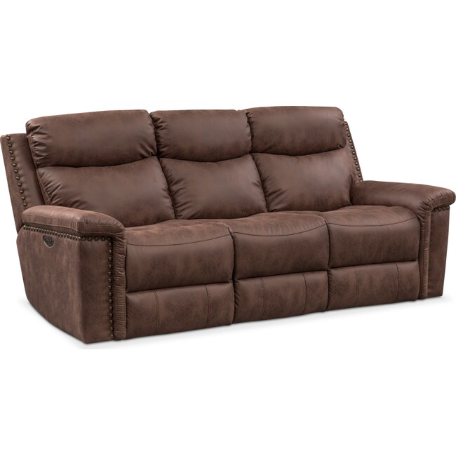 Living Room Furniture - Montana Dual-Power Reclining Sofa