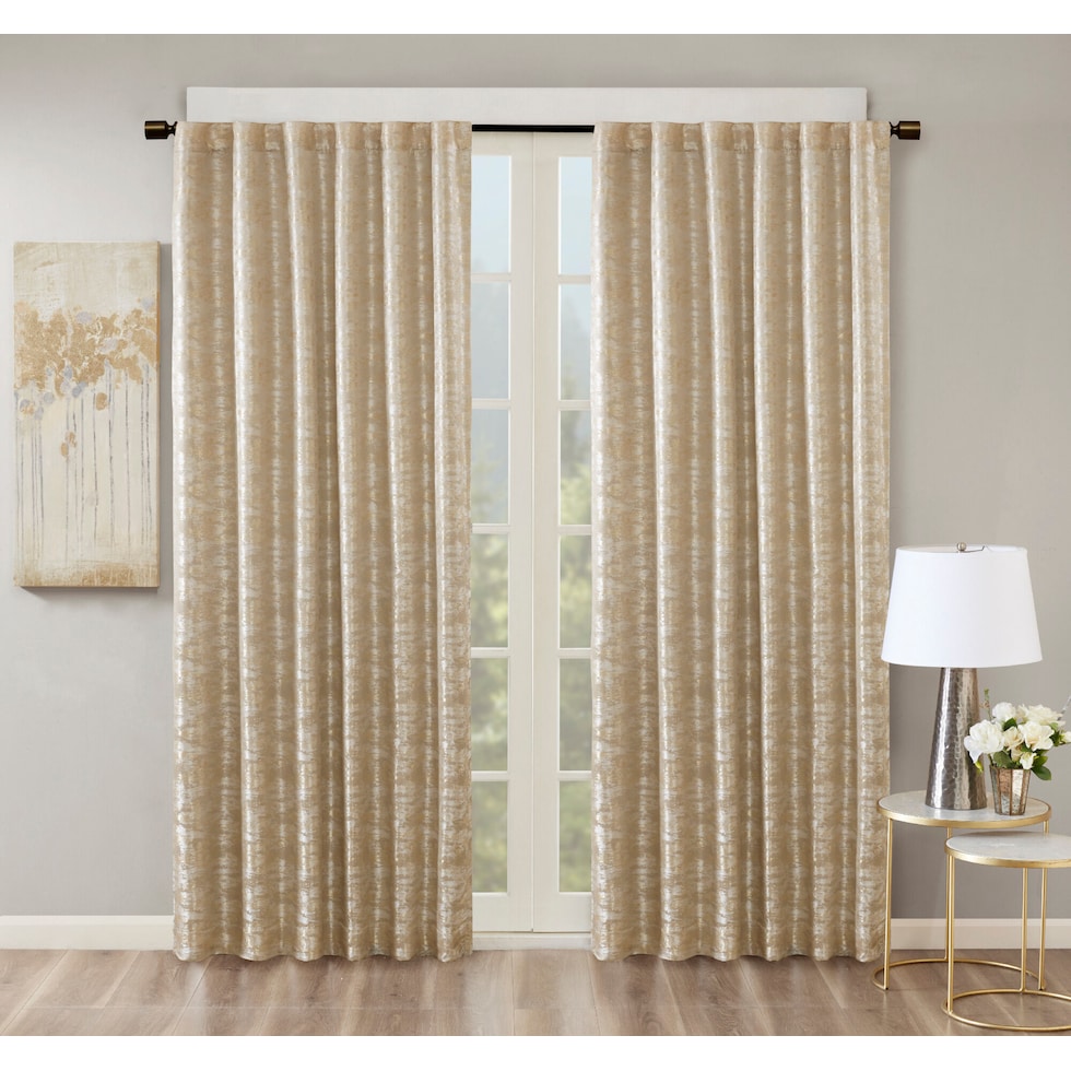 montauk light brown window panel   