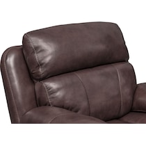 monte carlo dark brown recliner   