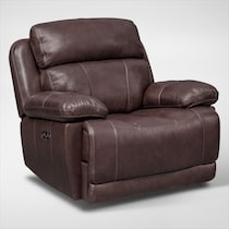 monte carlo dark brown recliner web   