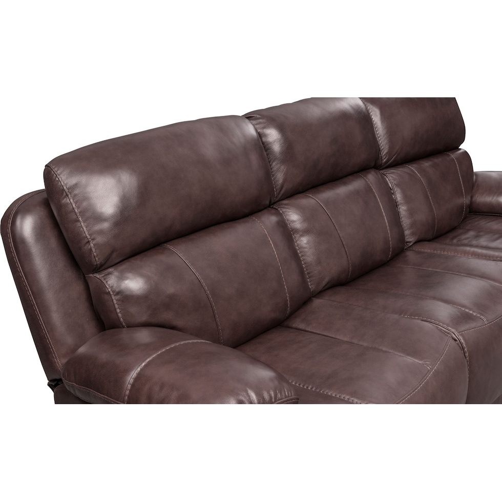 monte carlo dark brown sofa   