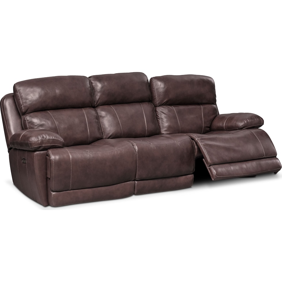 monte carlo dark brown sofa   