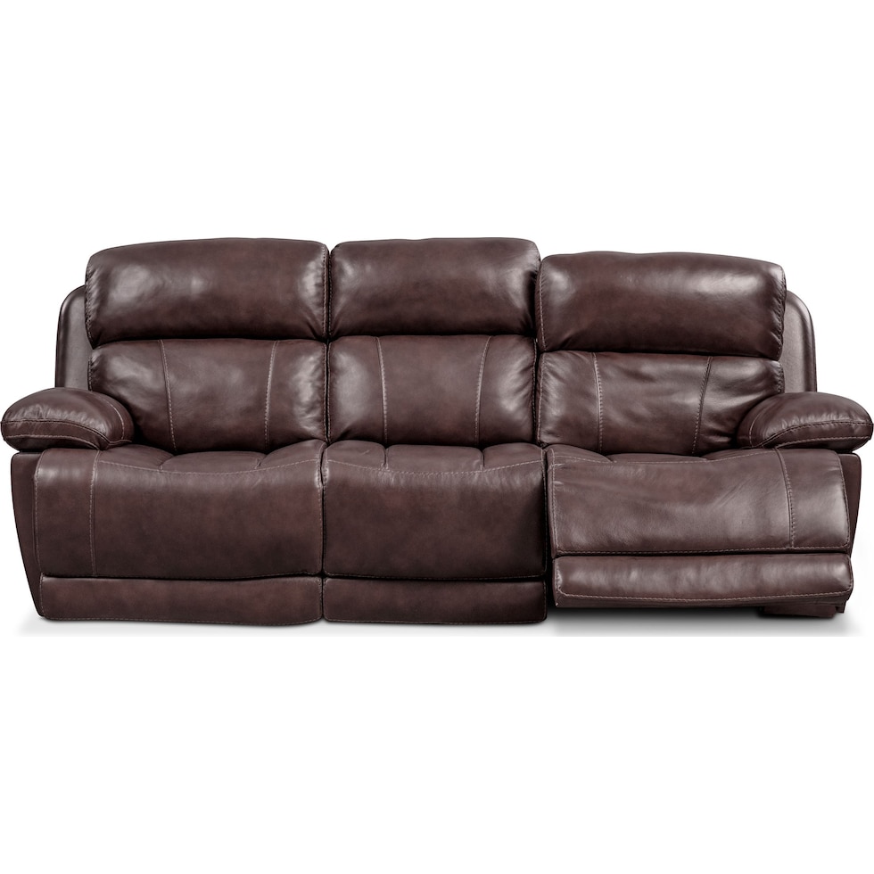 monte carlo dark brown sofa   