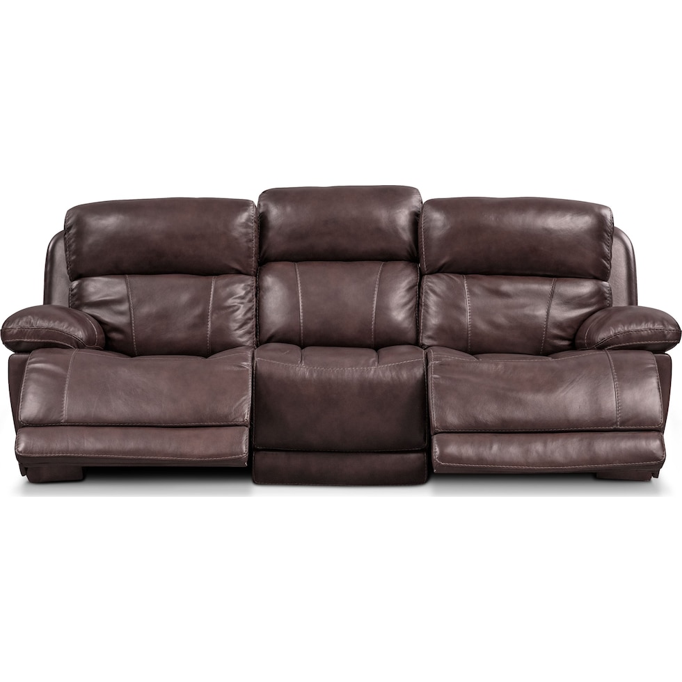 monte carlo dark brown sofa   