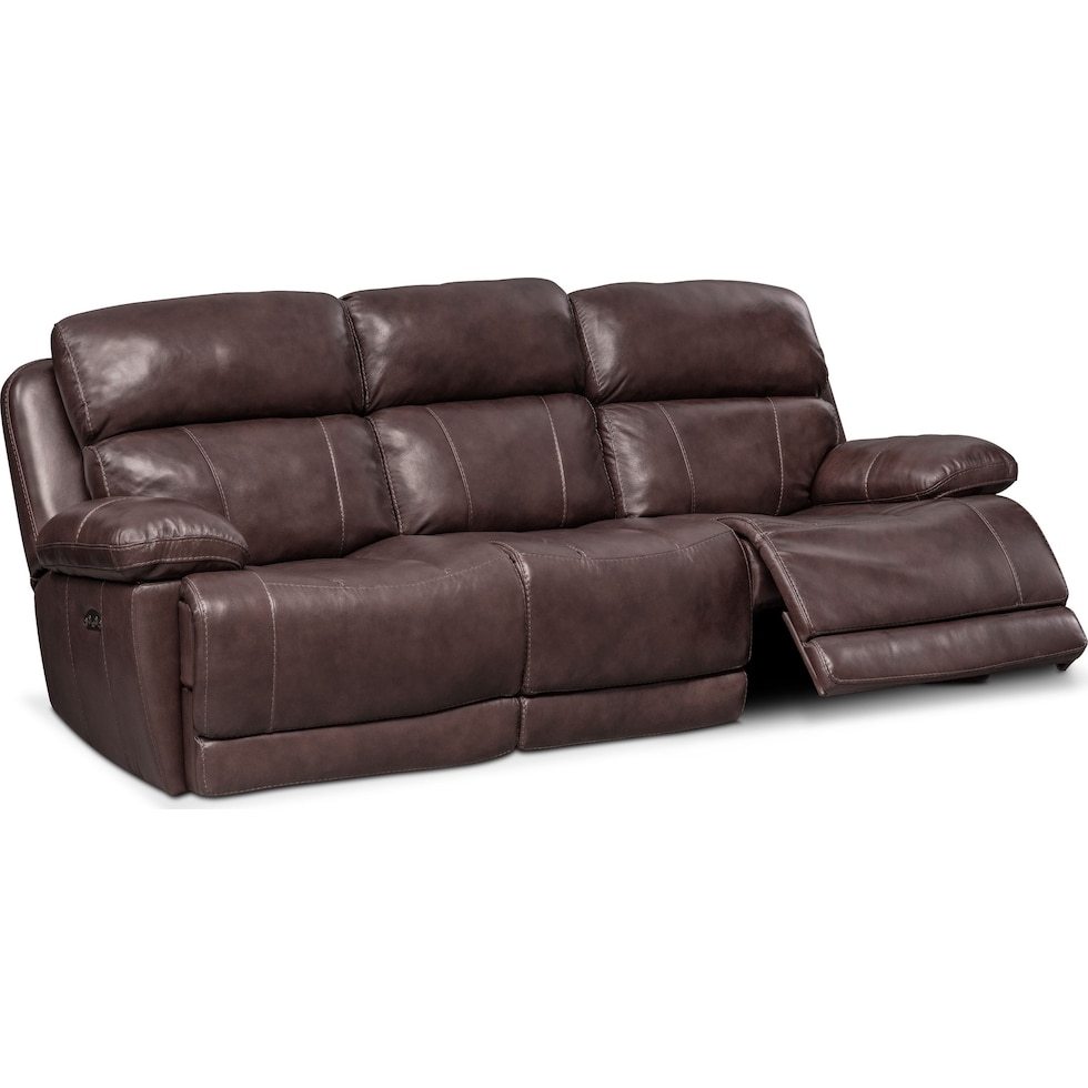 monte carlo dark brown sofa   