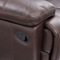 monte carlo dark brown sofa   