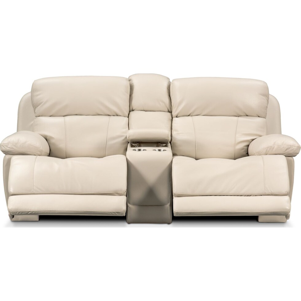 monte carlo white loveseat   