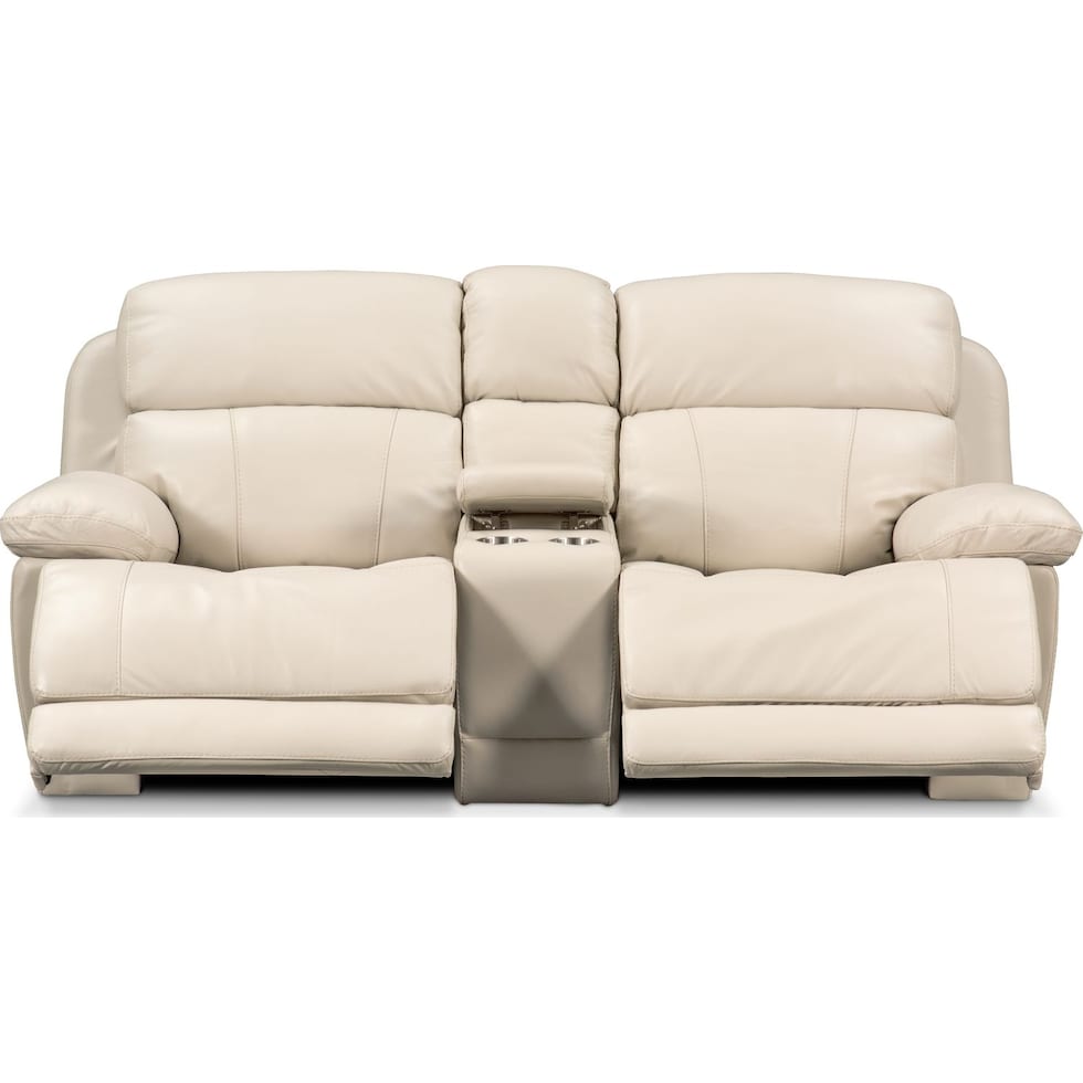 monte carlo white loveseat   