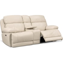 monte carlo white loveseat   