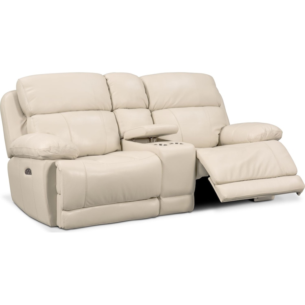 monte carlo white loveseat   