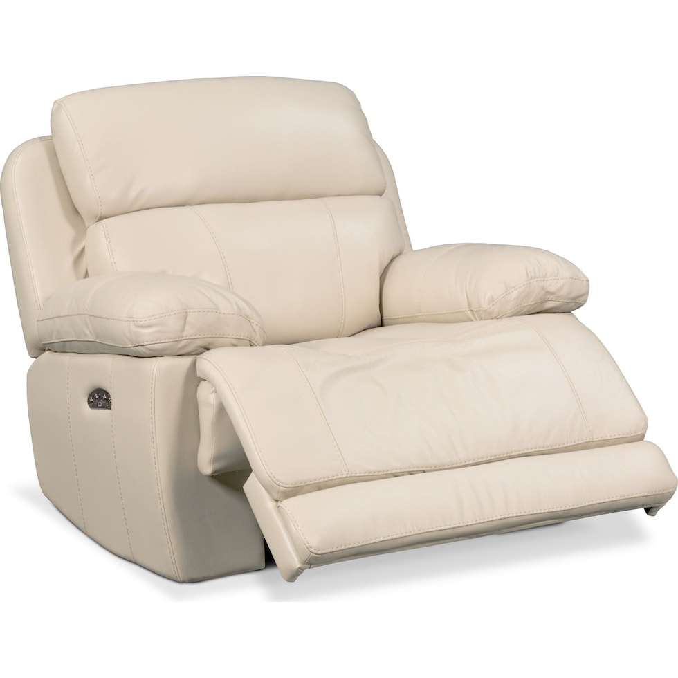 monte carlo white recliner   