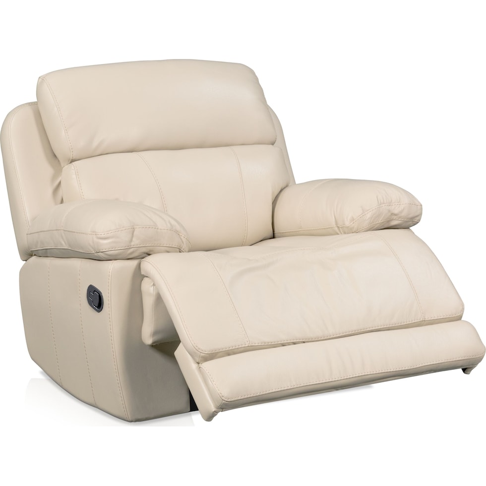 monte carlo white recliner   