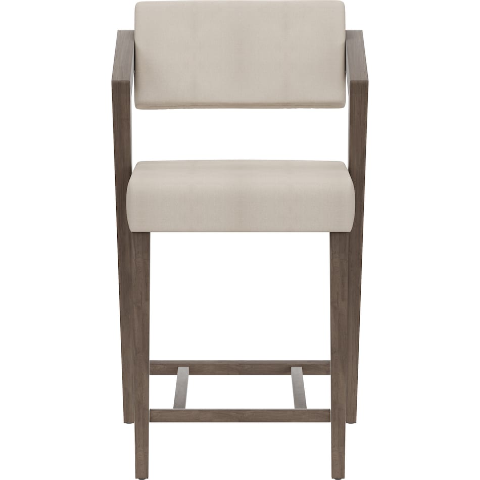 montepulciano gray counter height stool   
