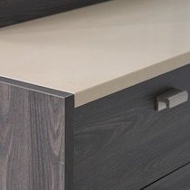 monterey brown  pc queen bedroom   