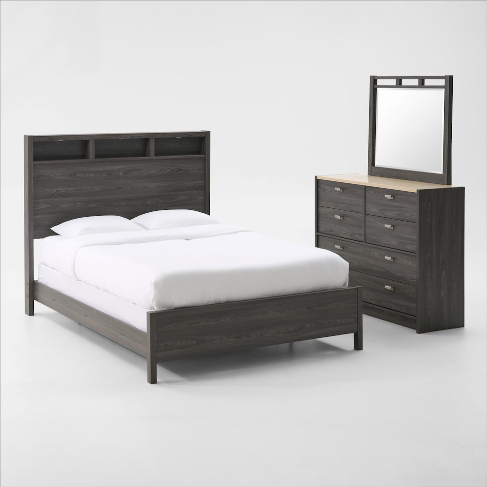 monterey brown  pc queen bedroom   