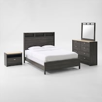 monterey brown  pc queen bedroom   