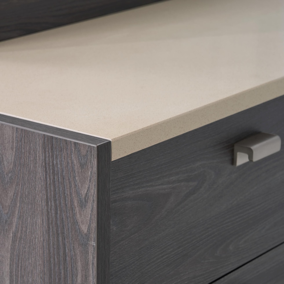 monterey brown dresser and mirror   