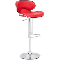monterey red bar stool   