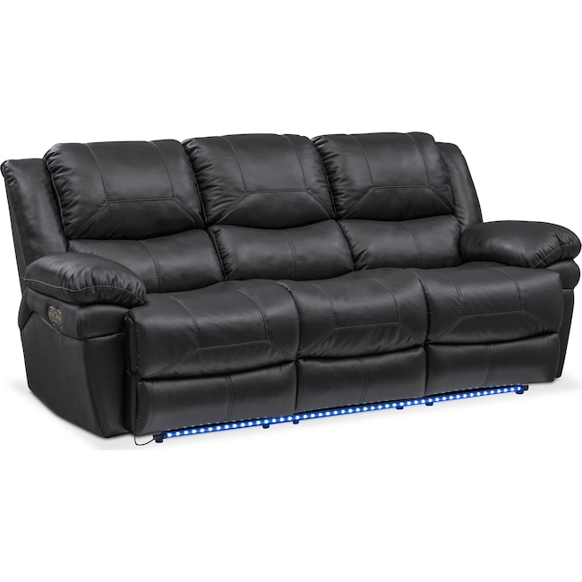 Living Room Furniture - Monza Dual-Power Reclining Sofa
