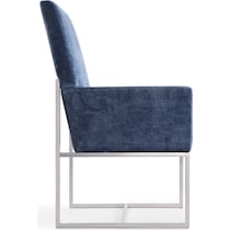 moore blue dining chair   