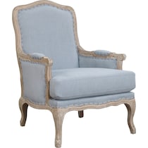 moraga blue accent chair   