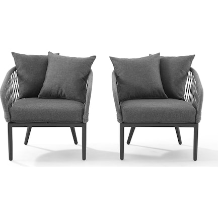 Morehead Set of 2 Outdoor Chairs