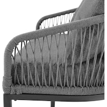 morehead gray outdoor loveseat set   