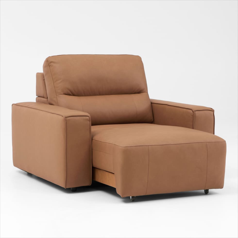 morena light brown recliner   