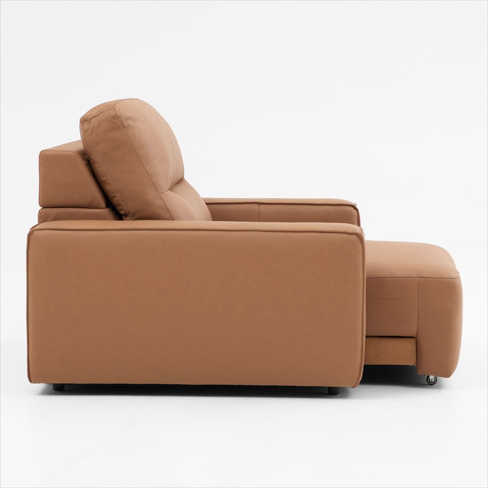 morena light brown recliner   