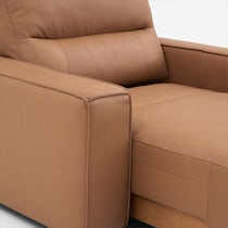 morena light brown recliner   