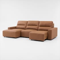 morena light brown sectional   