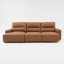 morena light brown sectional   