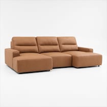 morena light brown sectional   