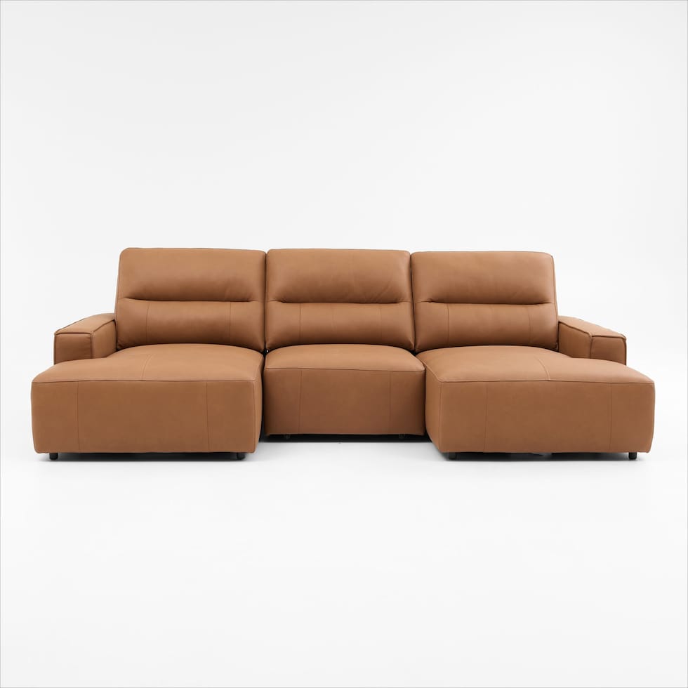 morena light brown sectional   