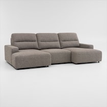 morena light brown sectional   