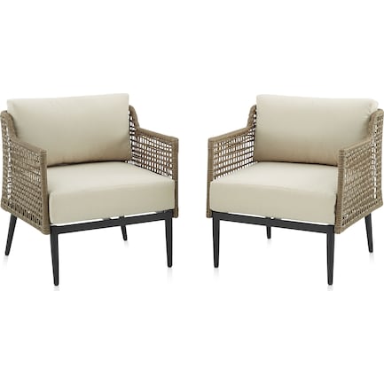 Moreno Set of 2 Outdoor Chairs
