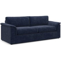 morse blue sofa   