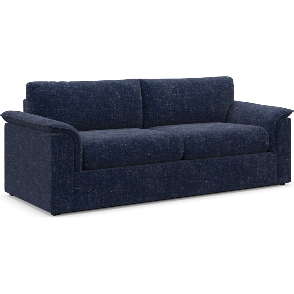 morse blue sofa   