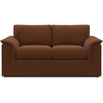 morse dark brown loveseat   