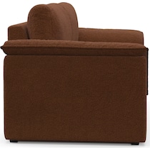 morse dark brown loveseat   