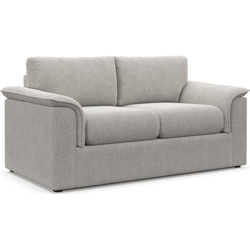 morse gray loveseat   
