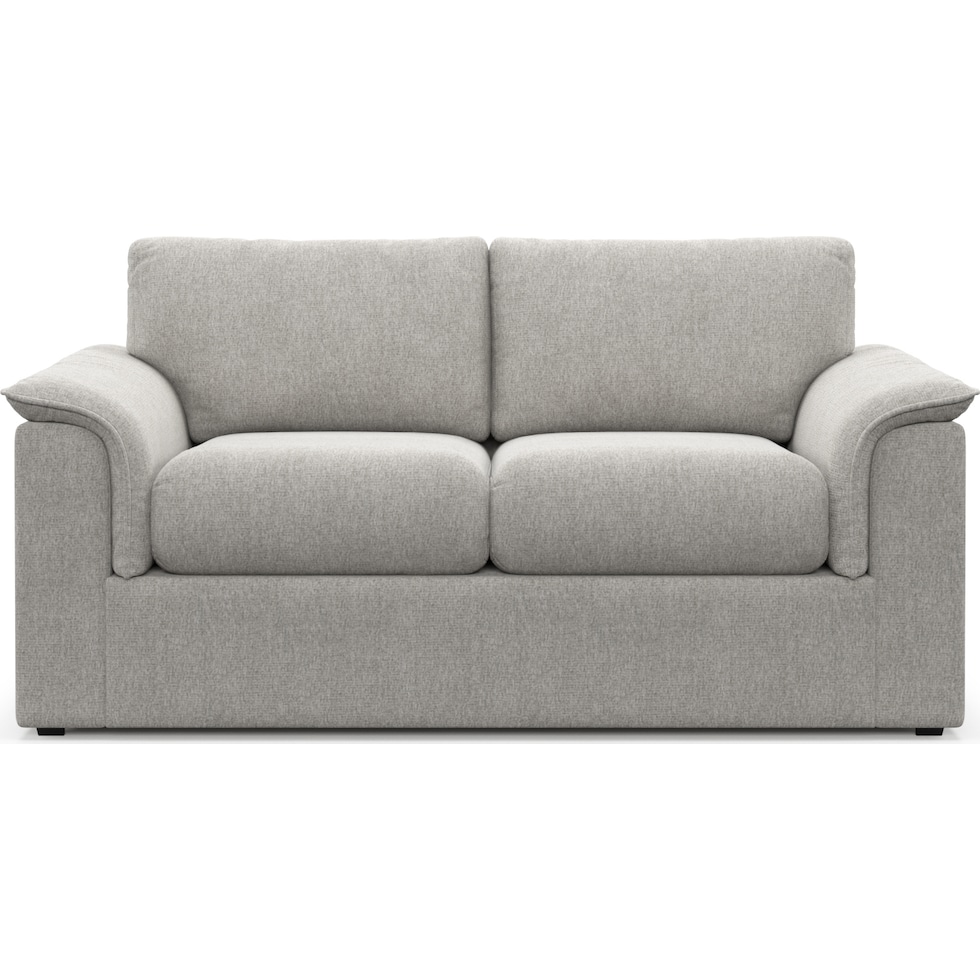 morse gray loveseat   