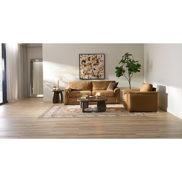 Morse Foam Comfort 2 Pc. Living Room - Nora Camel
