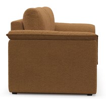 morse light brown loveseat   