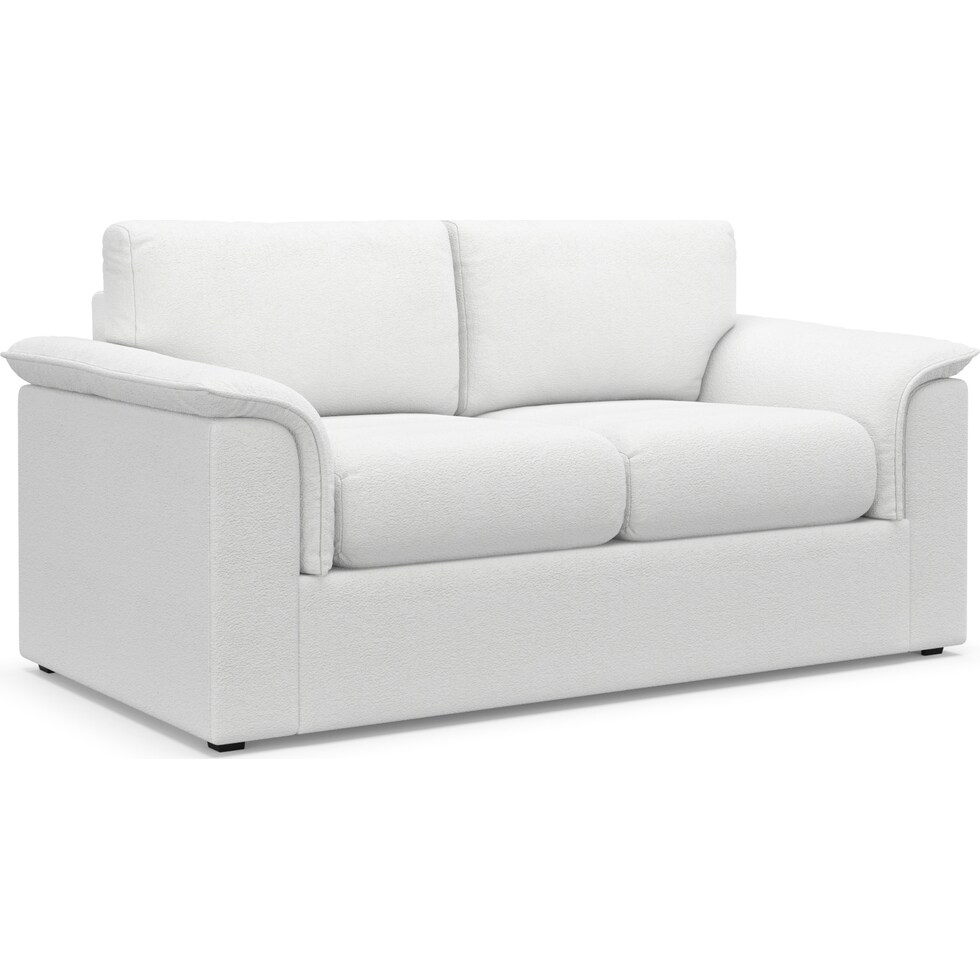 morse white loveseat   